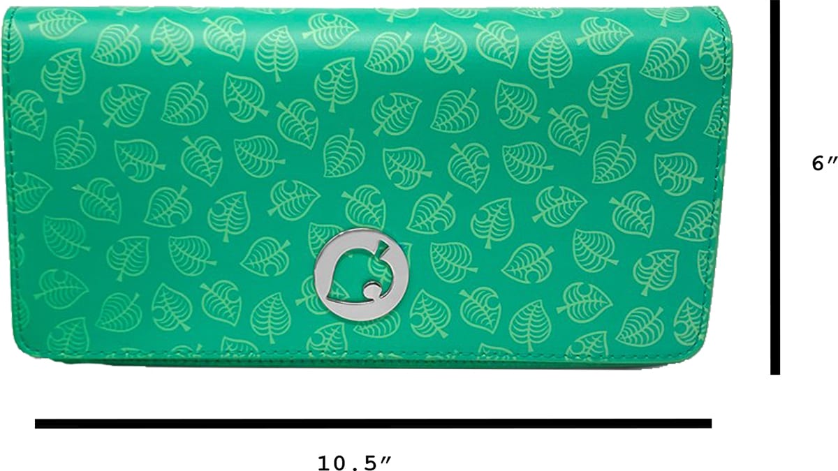 Sac bandoulière pour Nintendo Switch™ - Animal Crossing™ - Feuilles bleu sarcelle 5