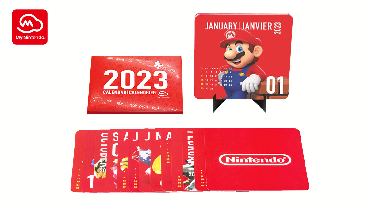 Calendrier de bureau My Nintendo 2023 4
