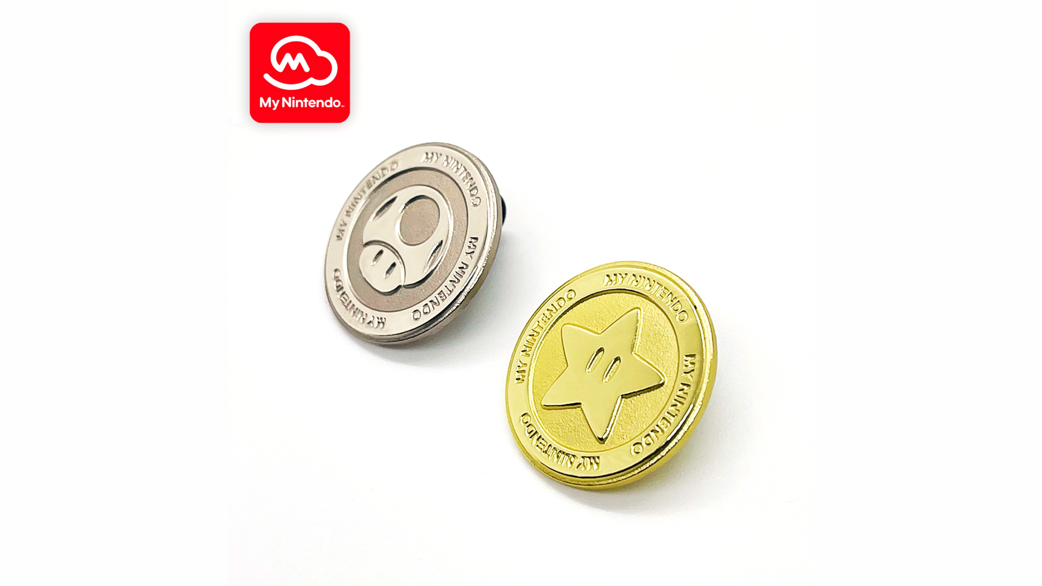 My Nintendo Platinum Point and Gold Point Coins Pin Set 2