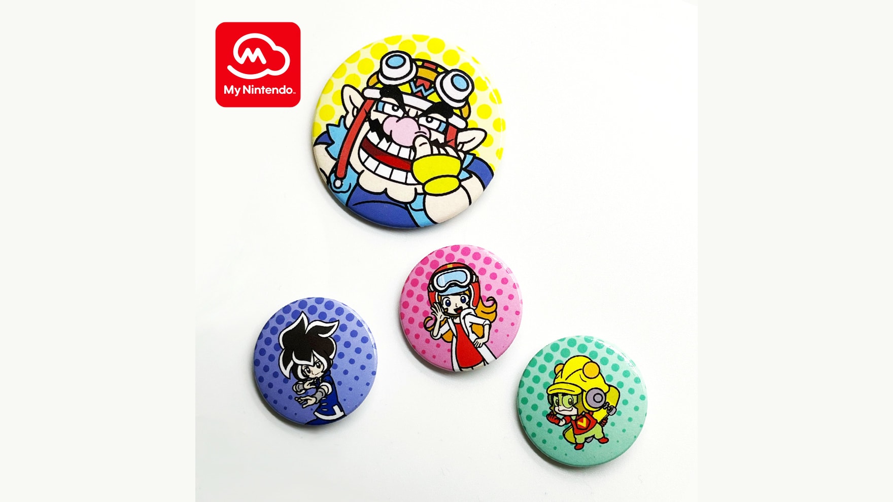 WarioWare:Get it Together! button pin set 2