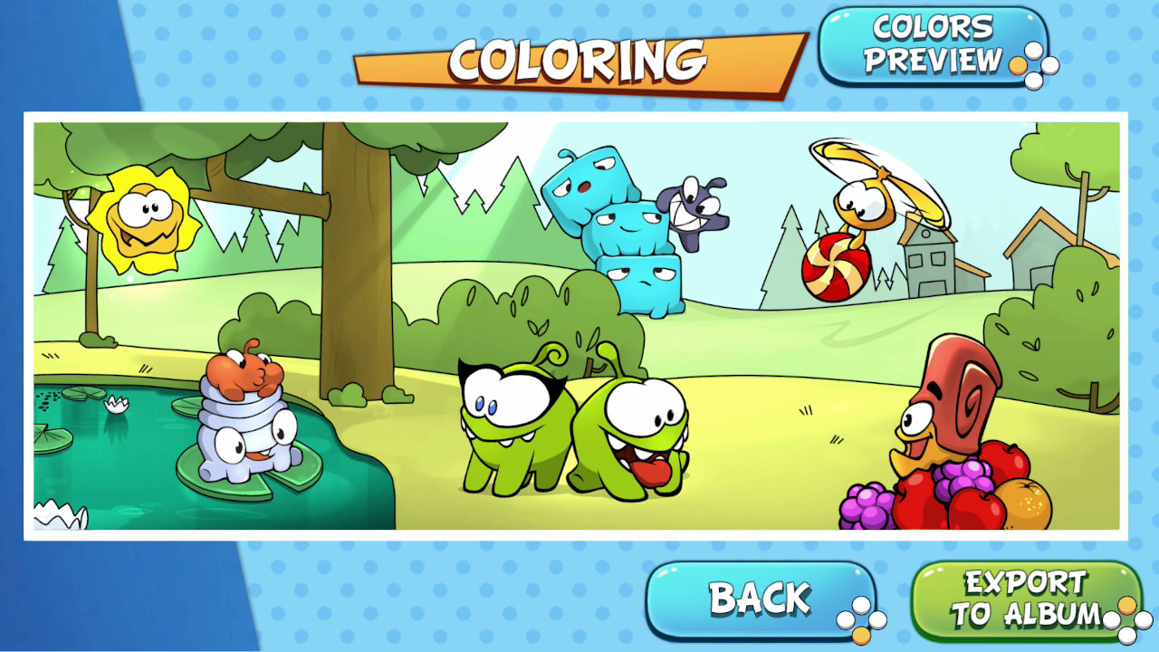 Om Nom: Coloring, Toons & Puzzle - All DLC Pack 3
