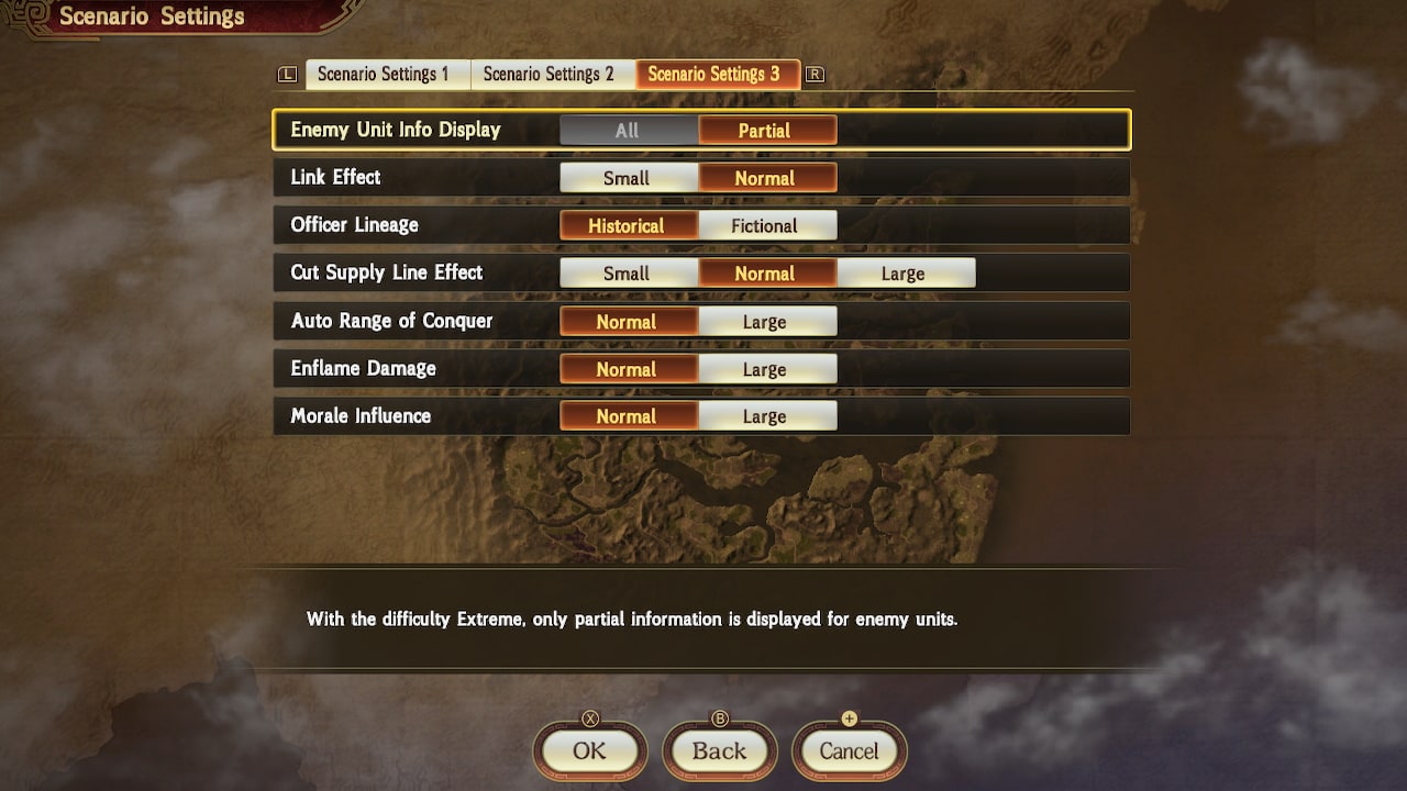 Difficulty [Extreme] & Scenario Settings Set 3