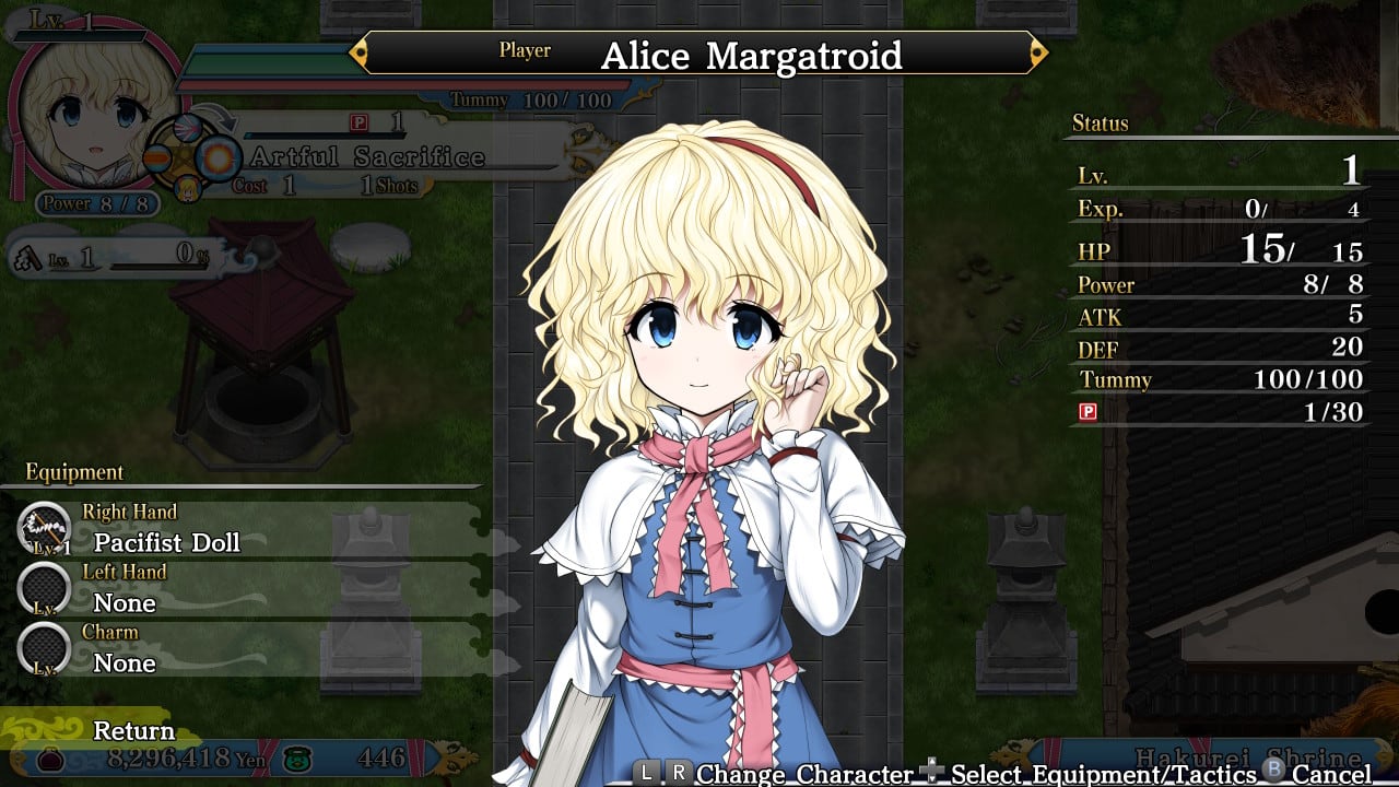 Playable Character  - Alice Margatroid & Equipment 2