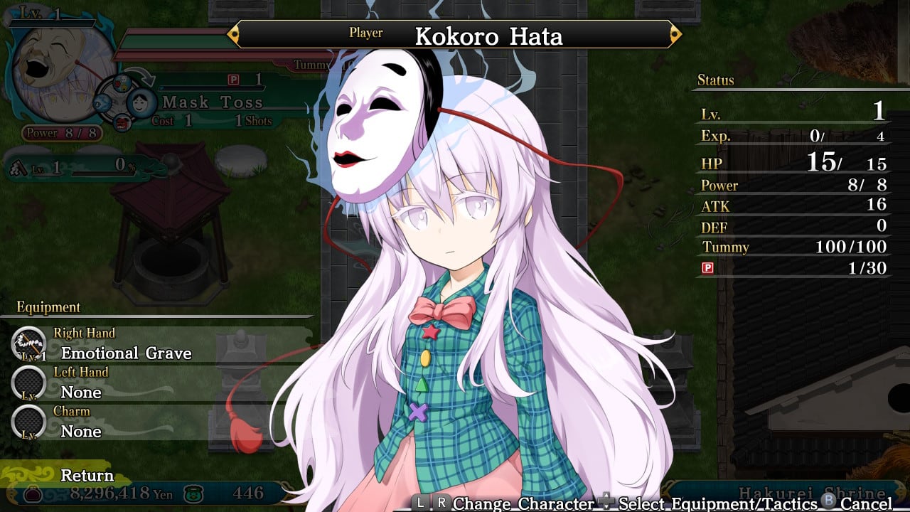Playable Character - Kokoro Hata & Equipment 2