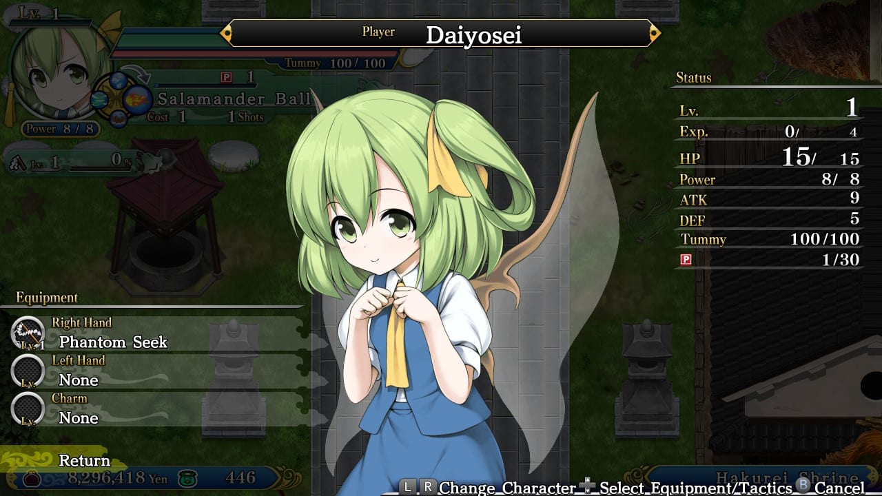 Playable Character/Partner - Daiyosei & Equipment 2