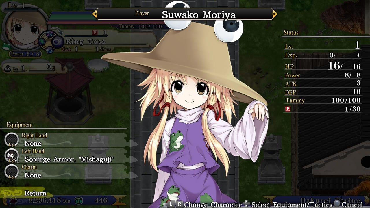 Playable Character - Suwako Moriya & Equipment 2