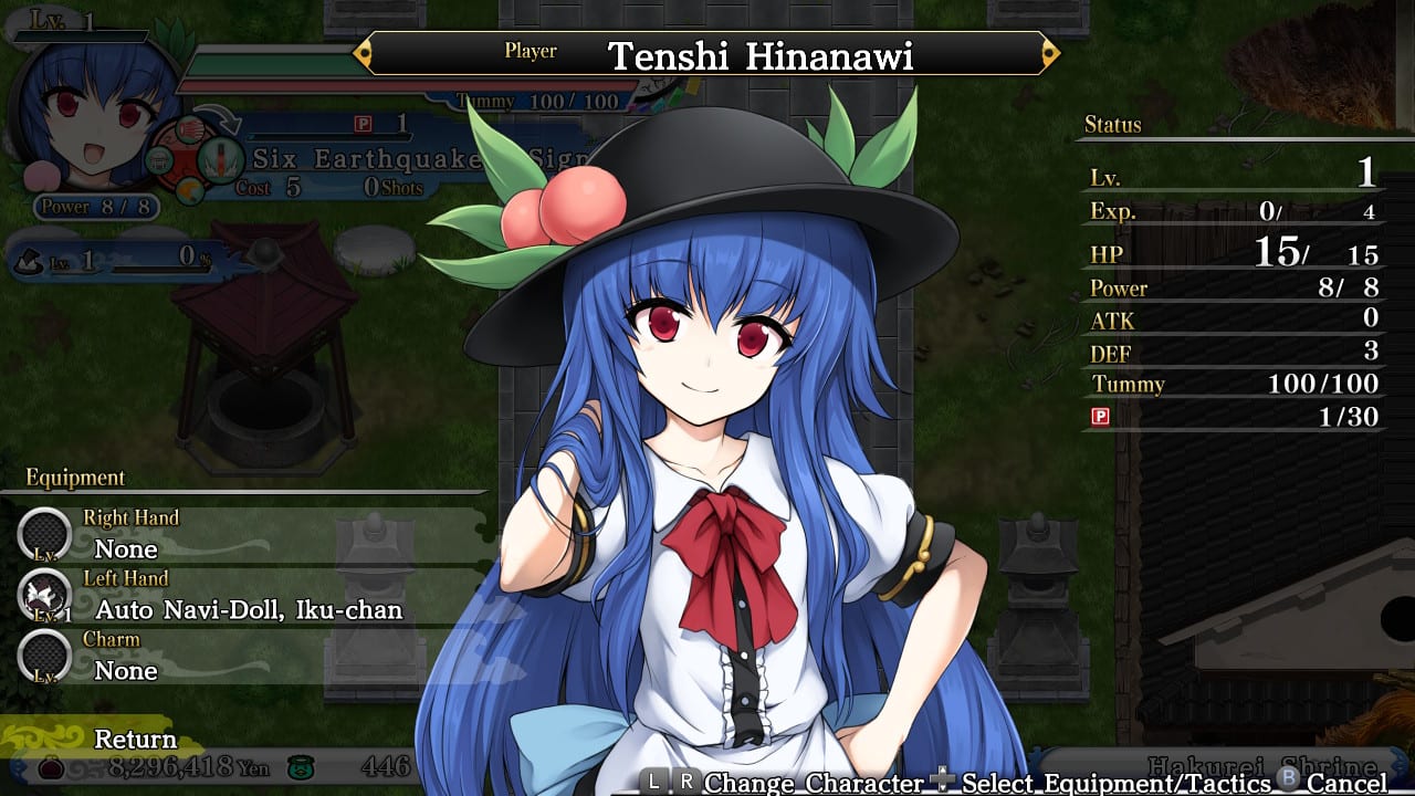 Playable Character - Tenshi Hinanawi & Equipment 2