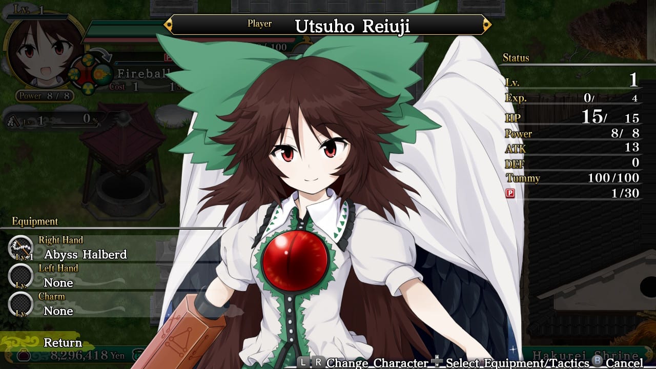 Playable Character - Utsuho Reiuji & Equipment 2