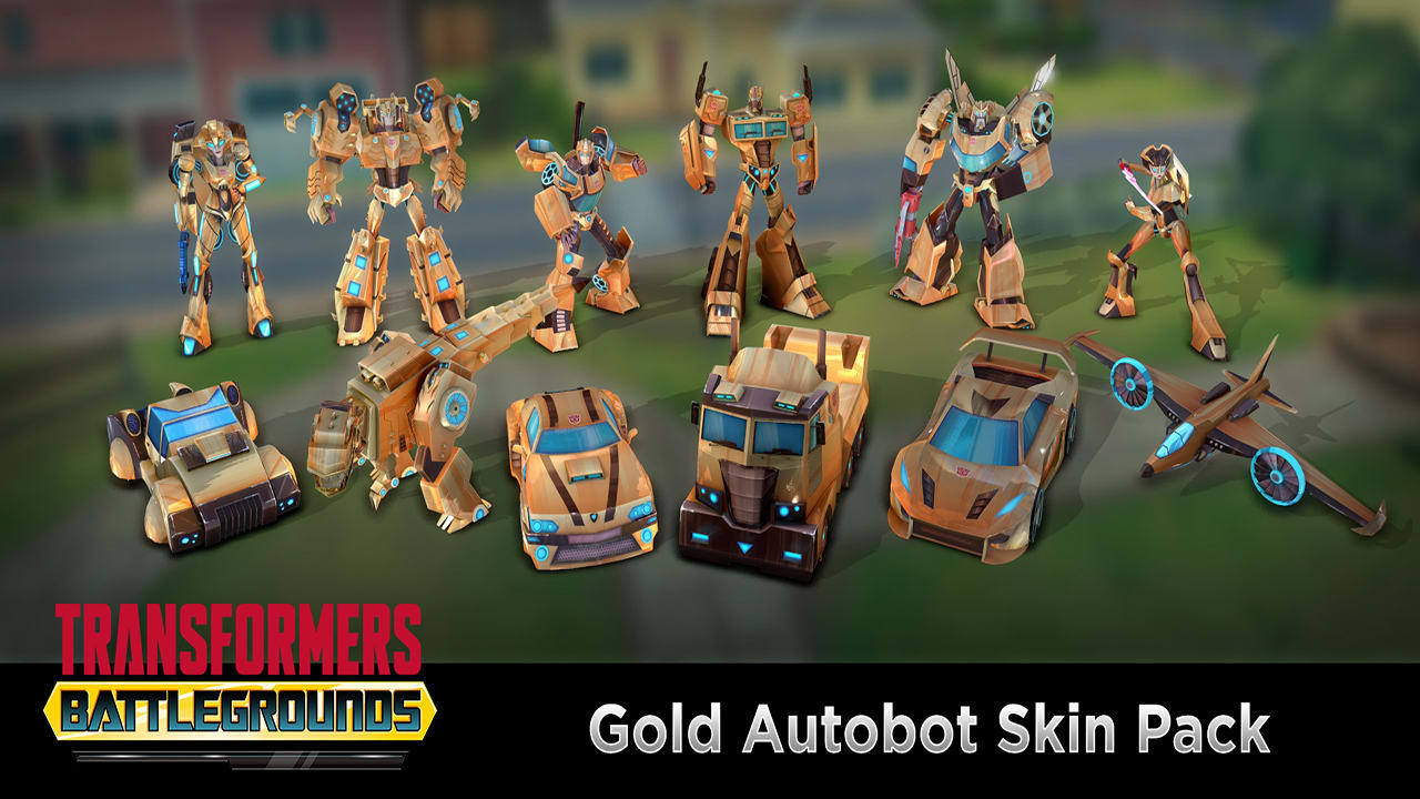 TRANSFORMERS: BATTLEGROUNDS – Gold Autobot Skin Pack 2