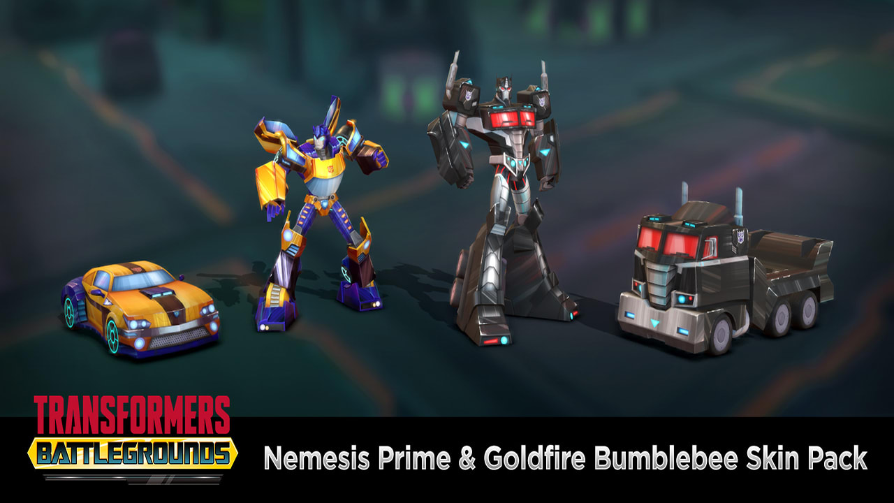 TRANSFORMERS: BATTLEGROUNDS – Nemesis Prime & Goldfire Bumblebee Skin Pack 2