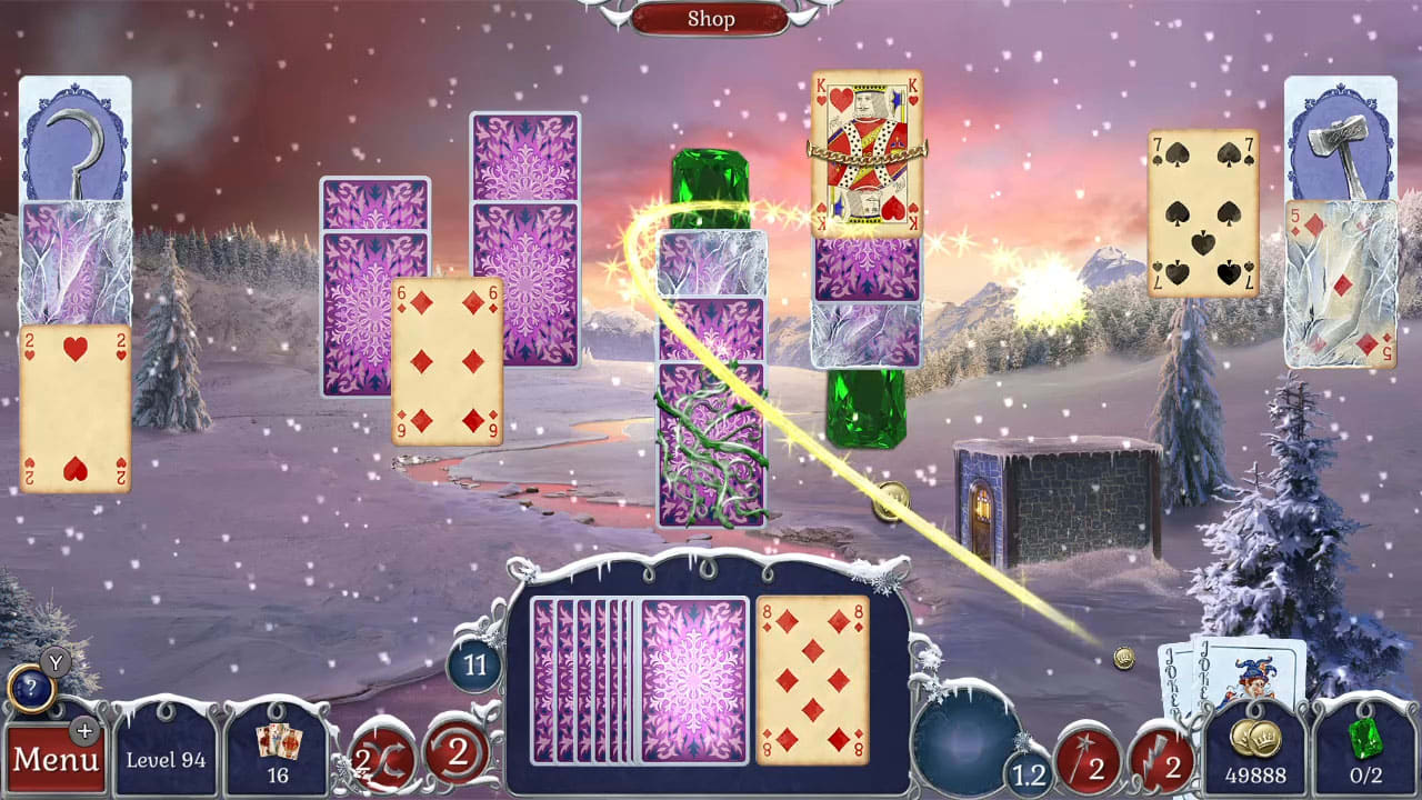 Jewel Match Solitaire: Winterscapes 5