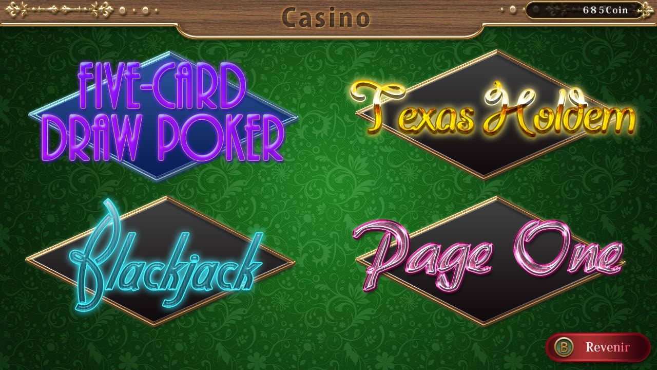 THE Card: Poker, Texas hold 'em, Blackjack and Page One 7