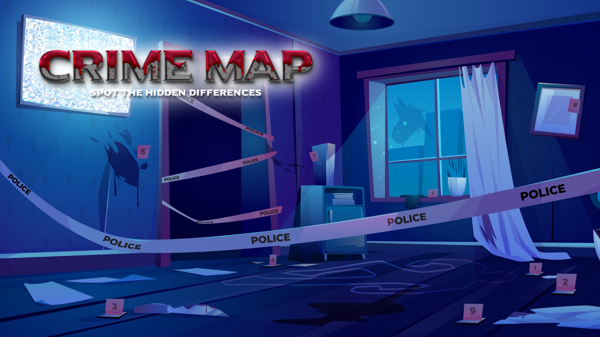 Crime Map: Spot the Hidden Differences 1