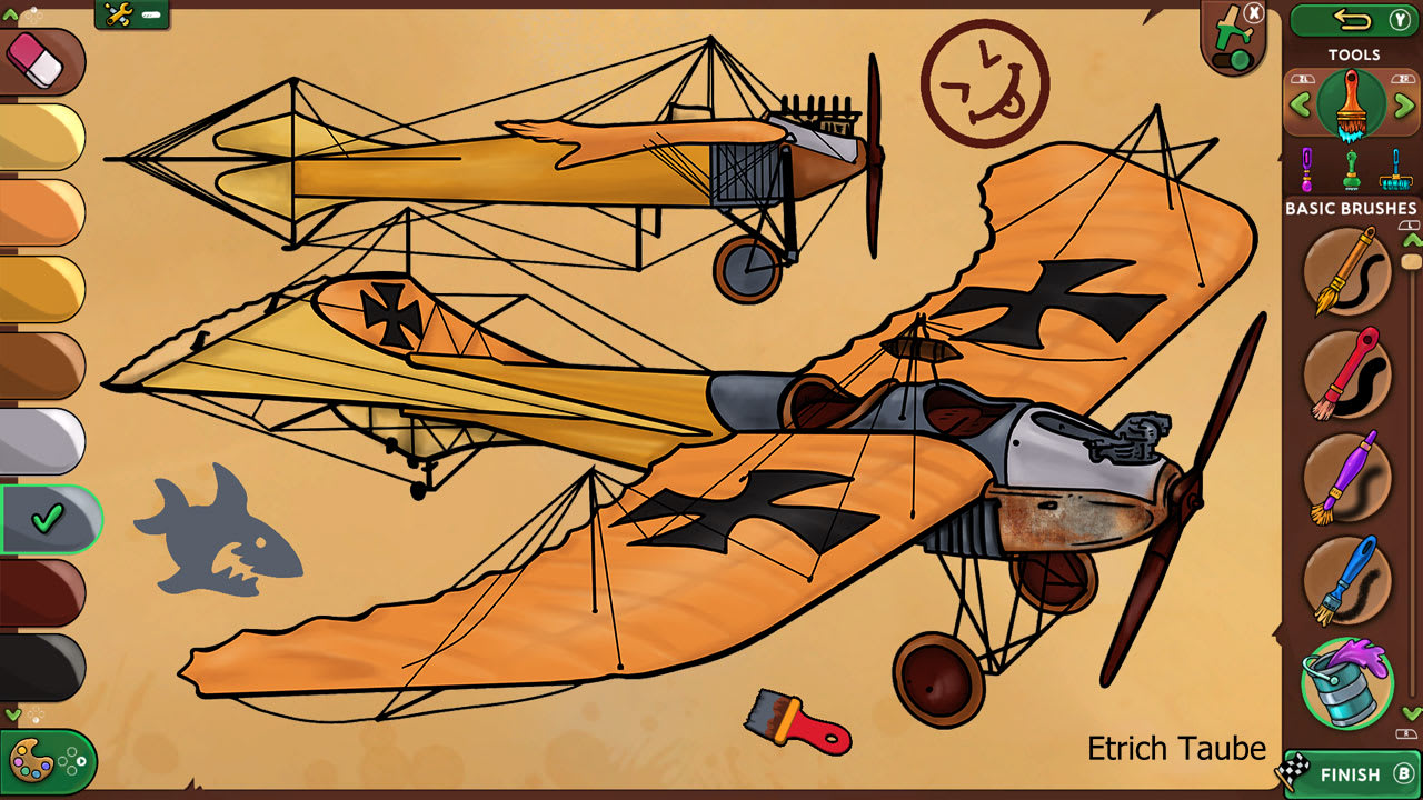 Red Wings: Coloring Planes 5