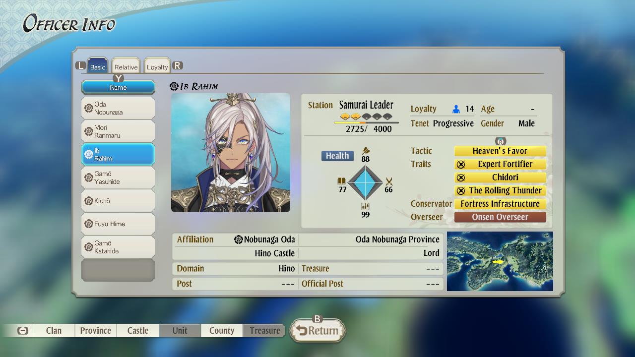 New Officer Data for "NOBUNAGA'S AMBITION: Awakening Complete Edition" Collaborating NIJISANJI's VTuber "Ibrahim" 5