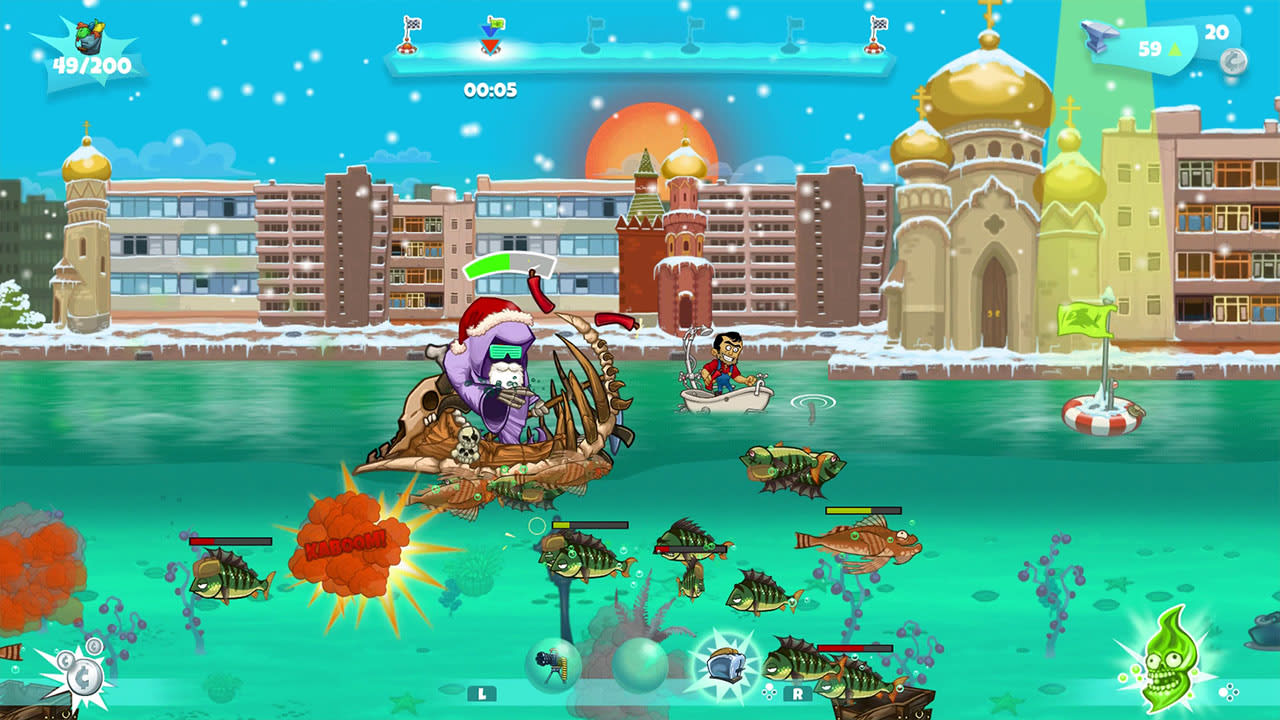 Dynamite Fishing - World Games 6