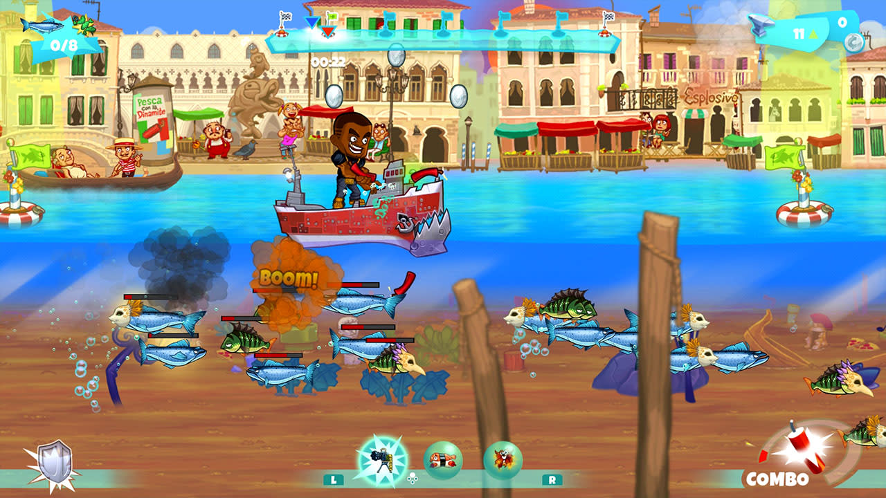 Dynamite Fishing - World Games 8