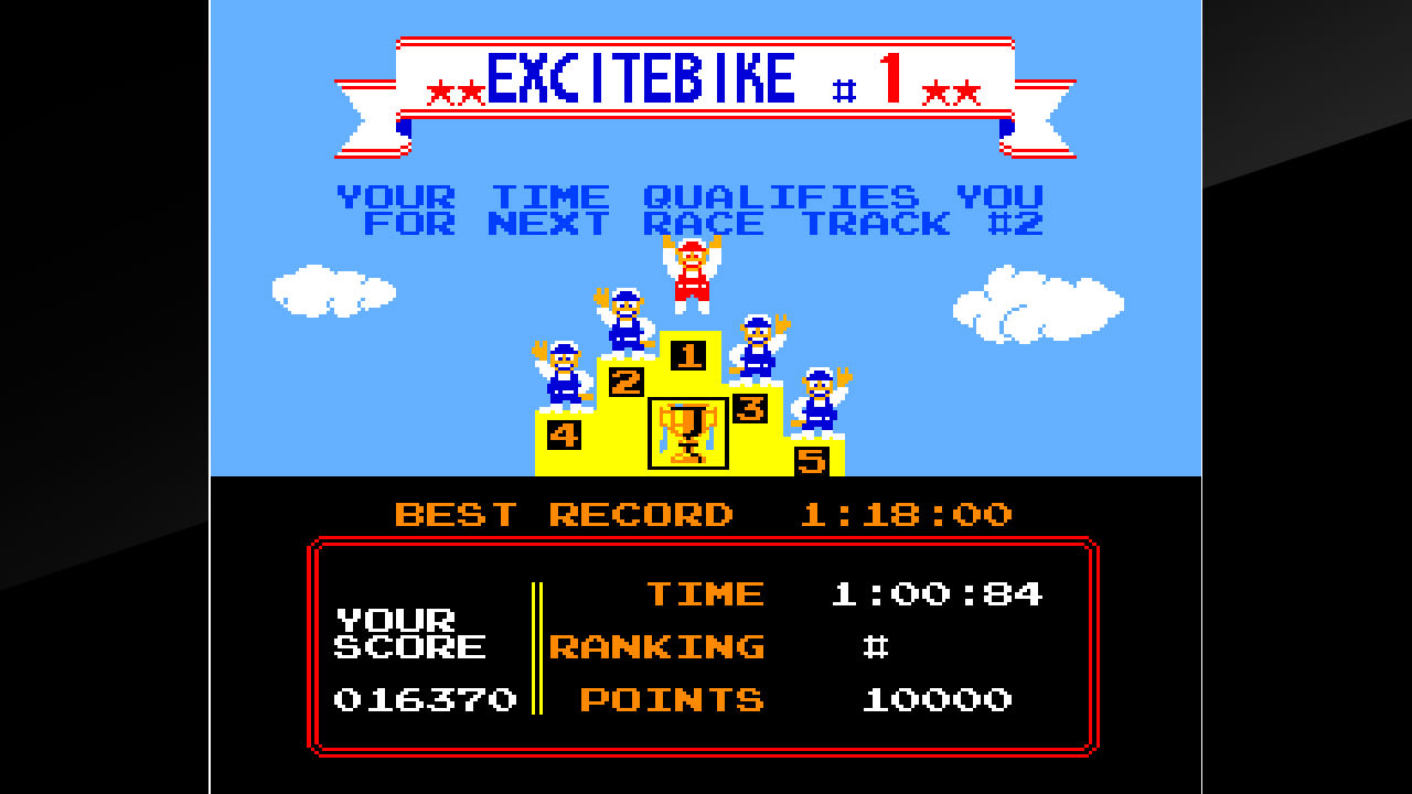 Arcade Archives EXCITEBIKE 4