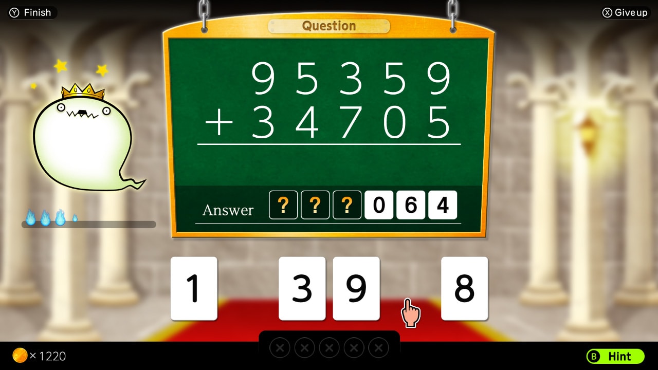 Calculation Castle : Greco's Ghostly Challenge "Addition" 6