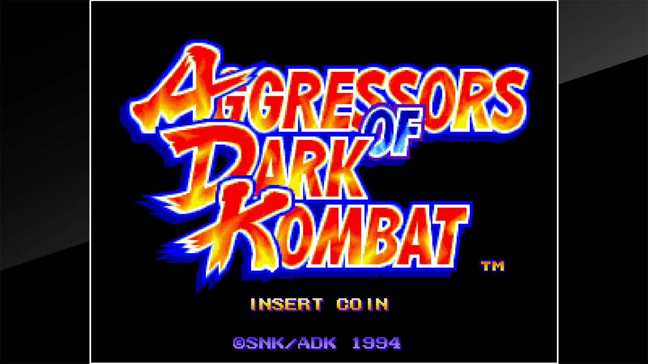 ACA NEOGEO AGGRESSORS OF DARK KOMBAT 2
