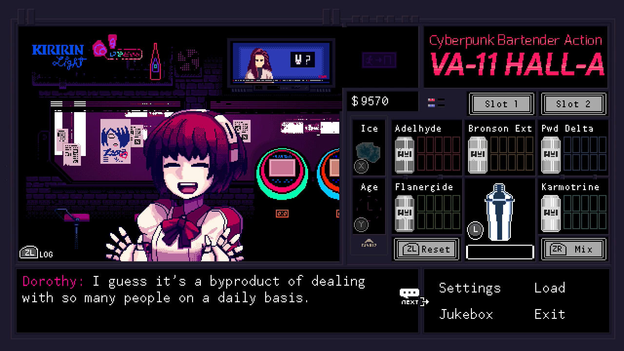 VA-11 Hall-A: Cyberpunk Bartender Action 3