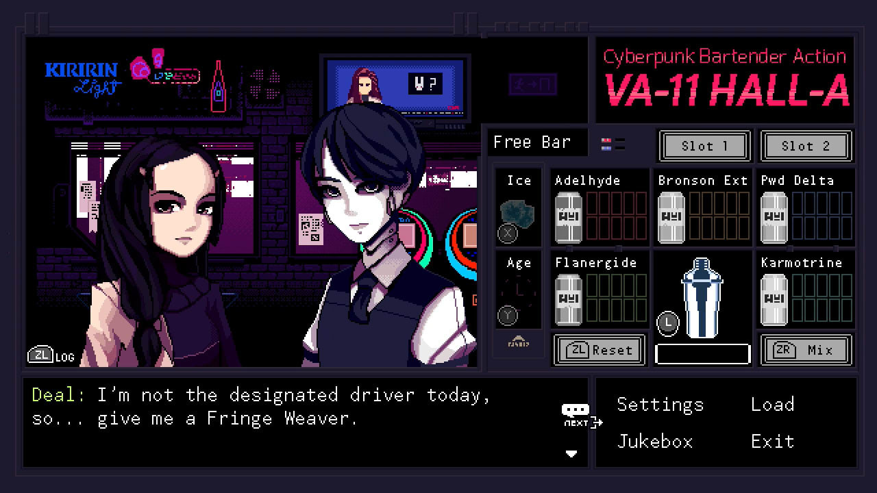 VA-11 Hall-A: Cyberpunk Bartender Action 8