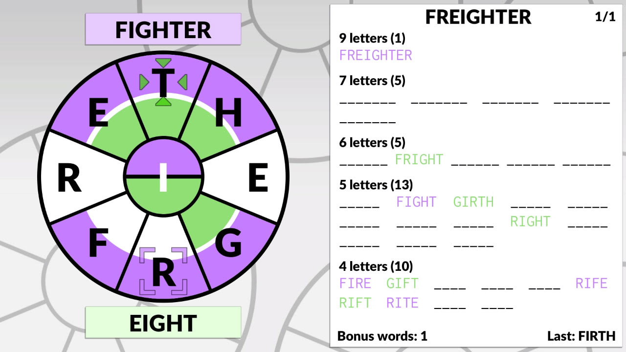 Word Wheel by POWGI 3