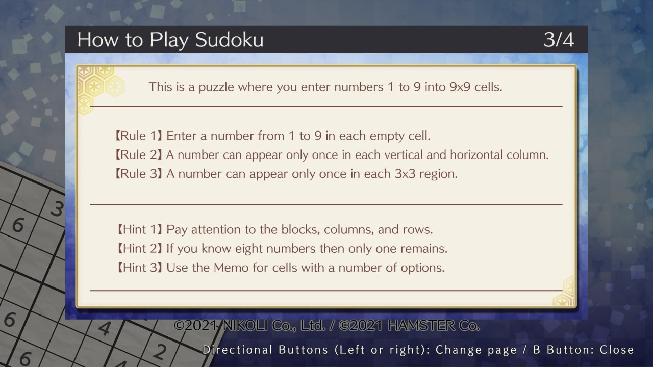 Puzzle by Nikoli S Sudoku 6