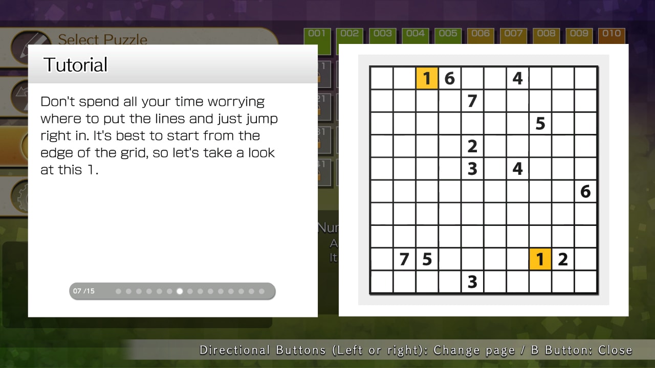 Puzzle by Nikoli S Numberlink 7