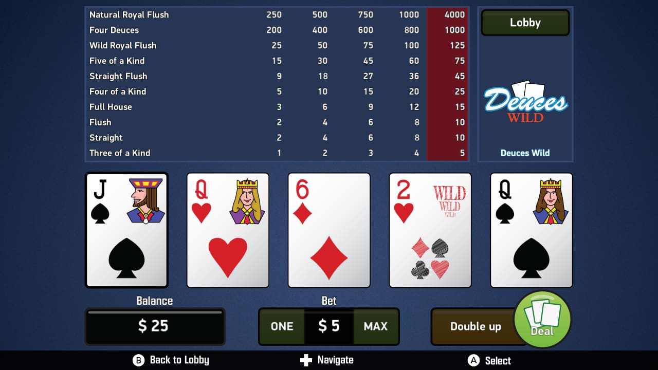 Deuces Wild - Video Poker 2