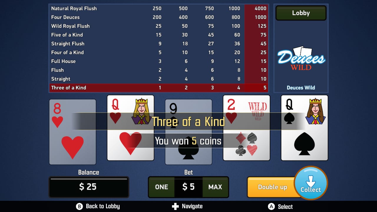 Deuces Wild - Video Poker 3