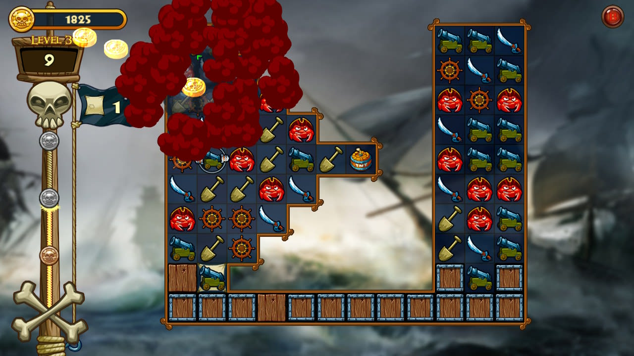 Match Three: Pirates! Heir to Davy Jones 5