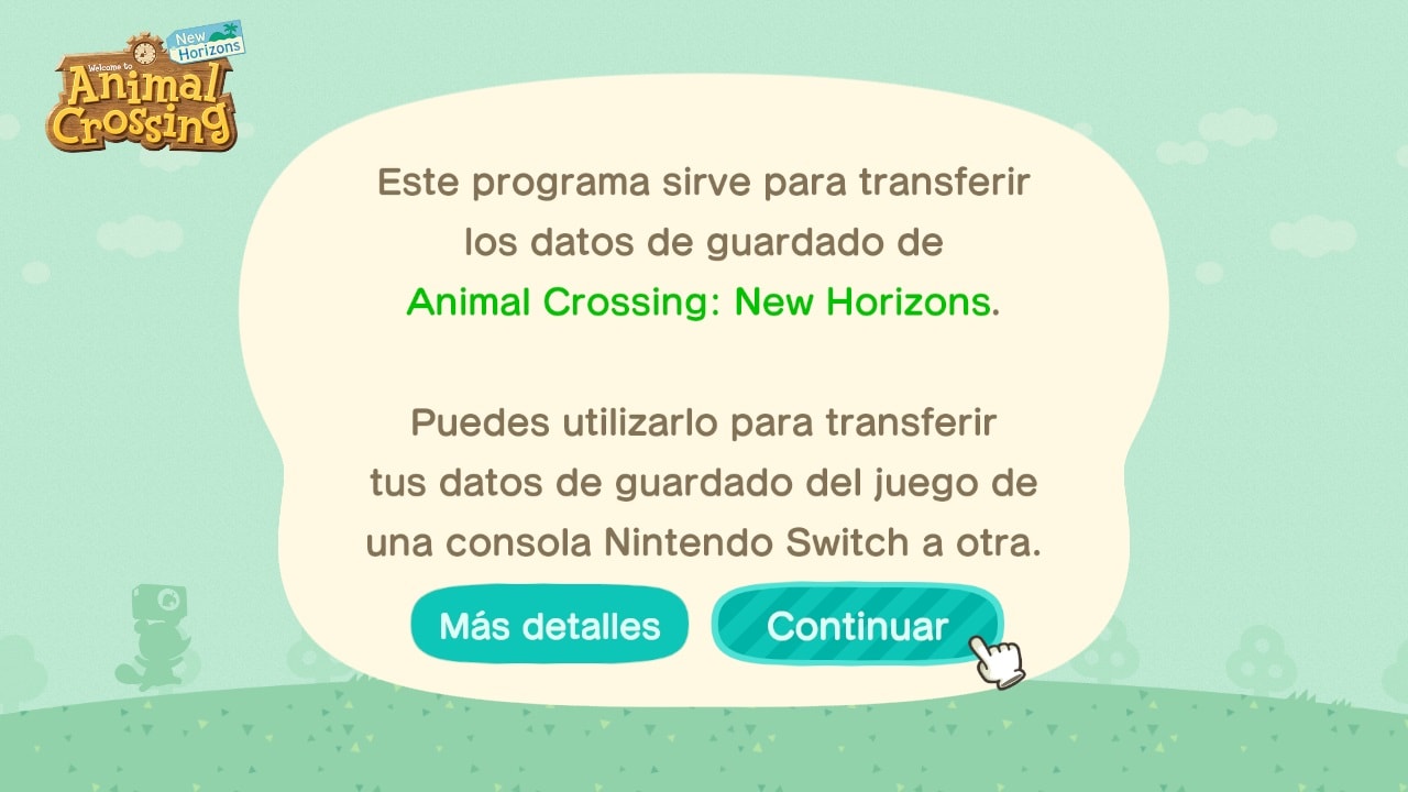 Transferencia de islas de Animal Crossing: New Horizons 3