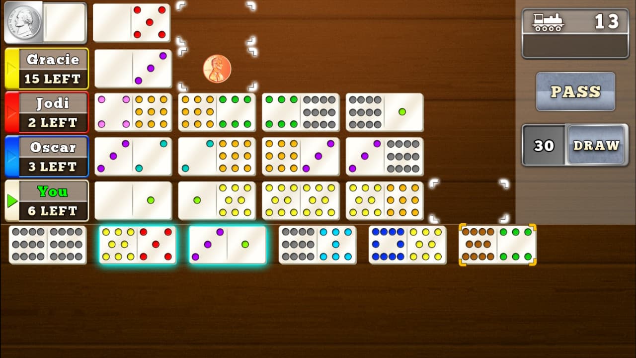Mexican Train Dominoes Gold 5