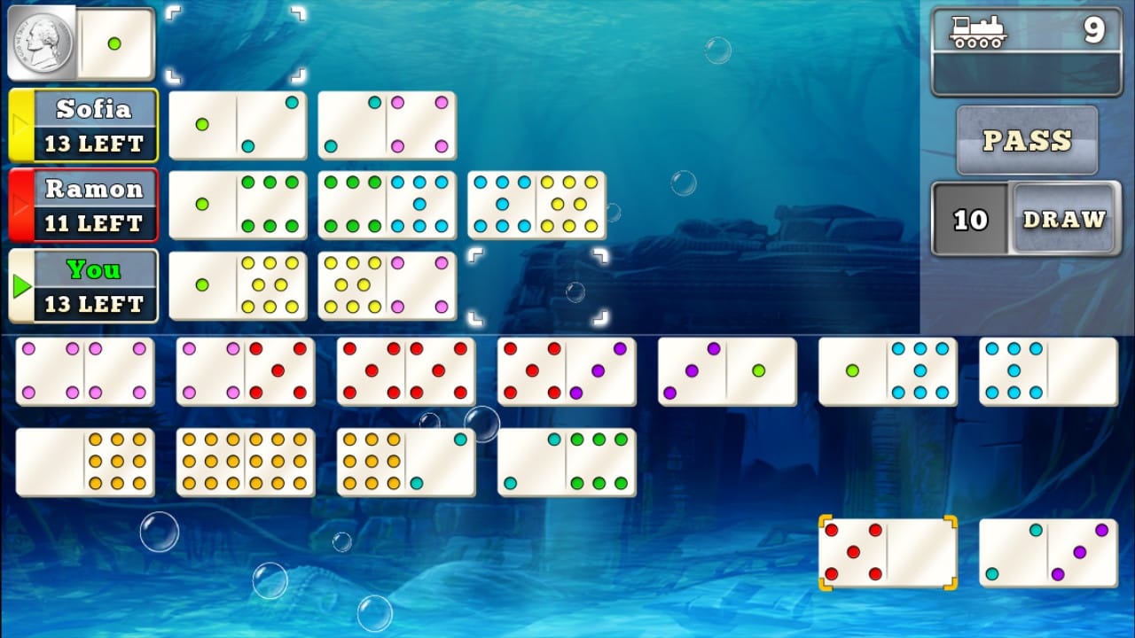 Mexican Train Dominoes Gold 4