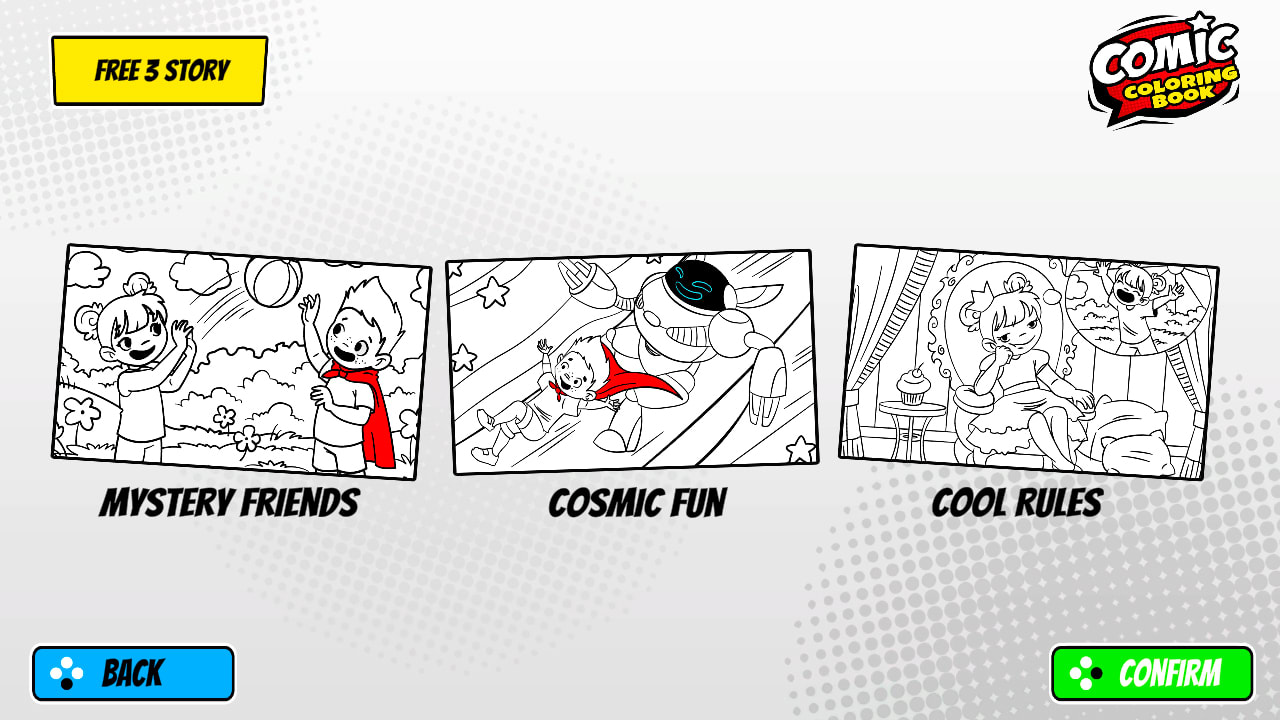 Comic Coloring Book 3