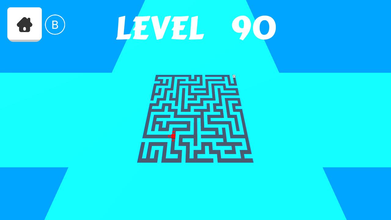 Maze with cube 6
