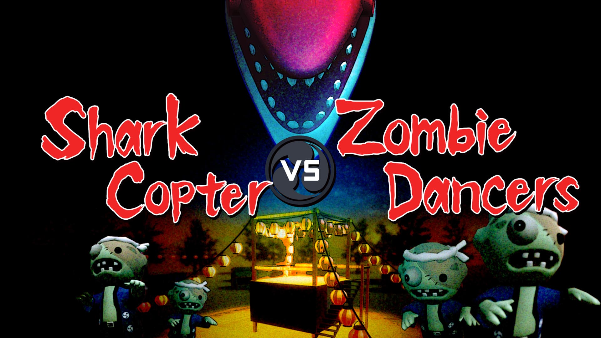 Shark Copter vs. Zombie Dancers 1