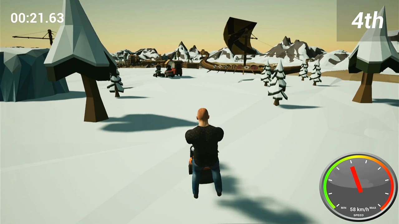 Lawnmower Game: Racing 4