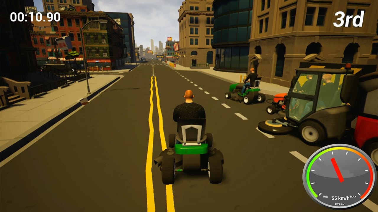Lawnmower Game: Racing 3