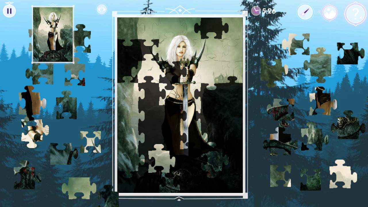 Dark Fantasy: Jigsaw Puzzle 2 4