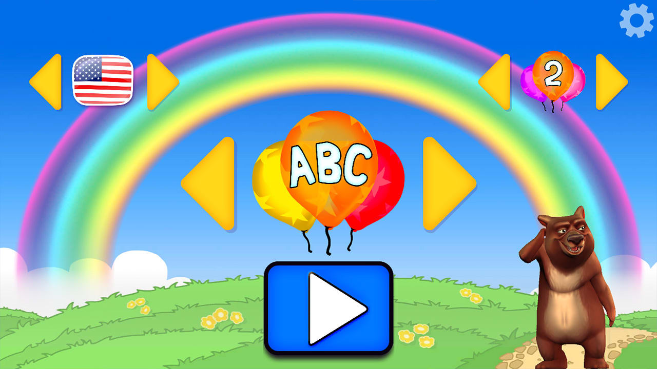 Balloon Pop - juegos de aprendizaje para niños en edad preescolar y niños pequeños: números, letras, formas, colores 14 idiomas 6
