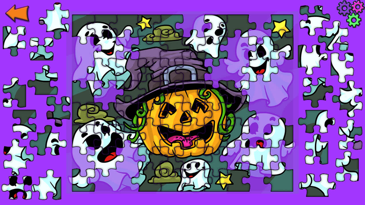 Halloween Jigsaw Puzzles - Puzzle Game for Kids & Toddlers 5
