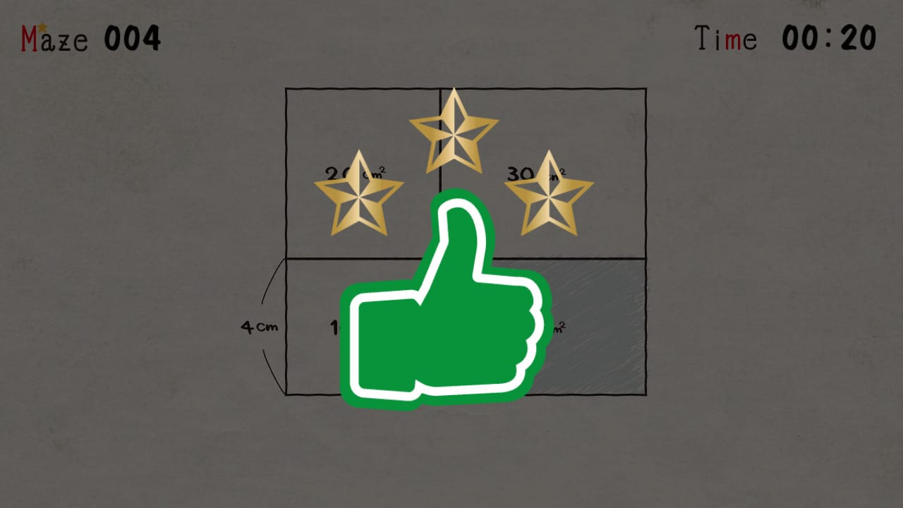 Menseki: Area Maze puzzles 5