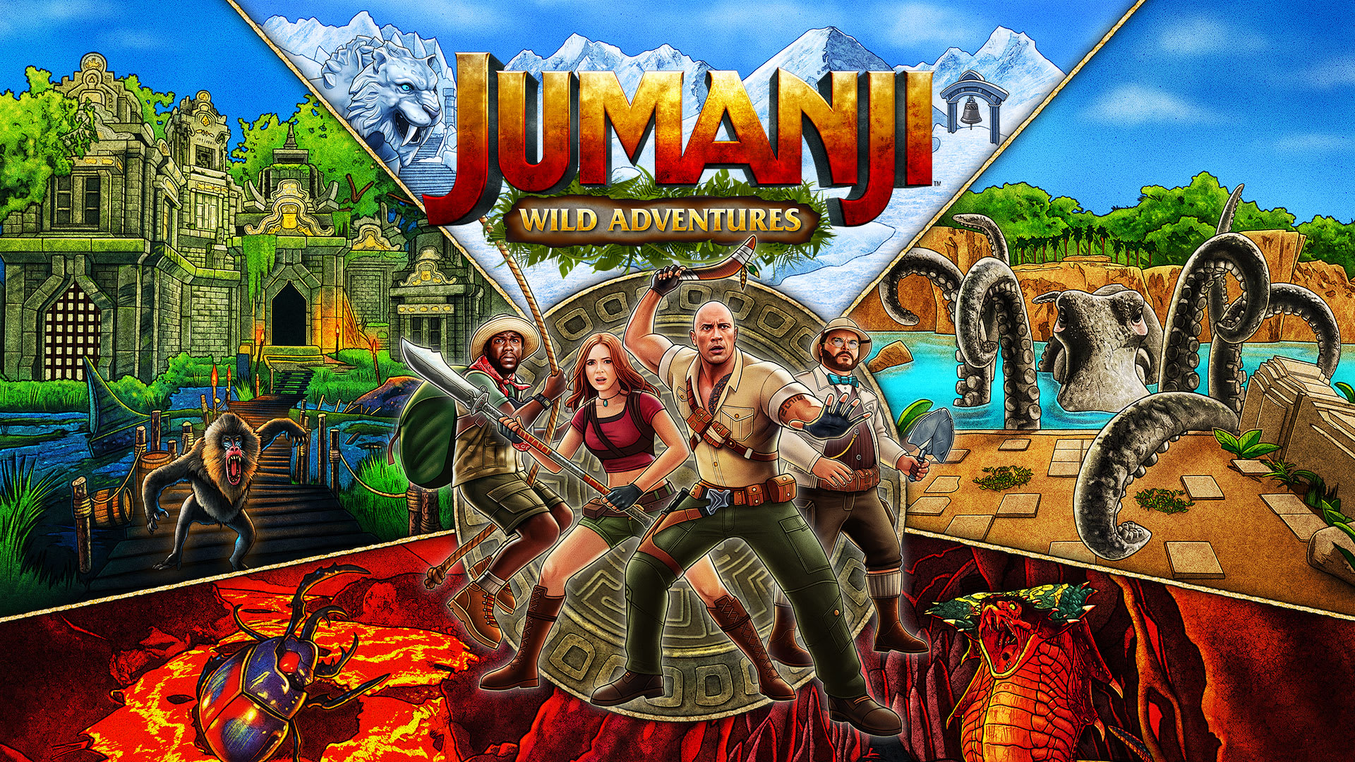 Jumanji: Aventuras salvajes 1