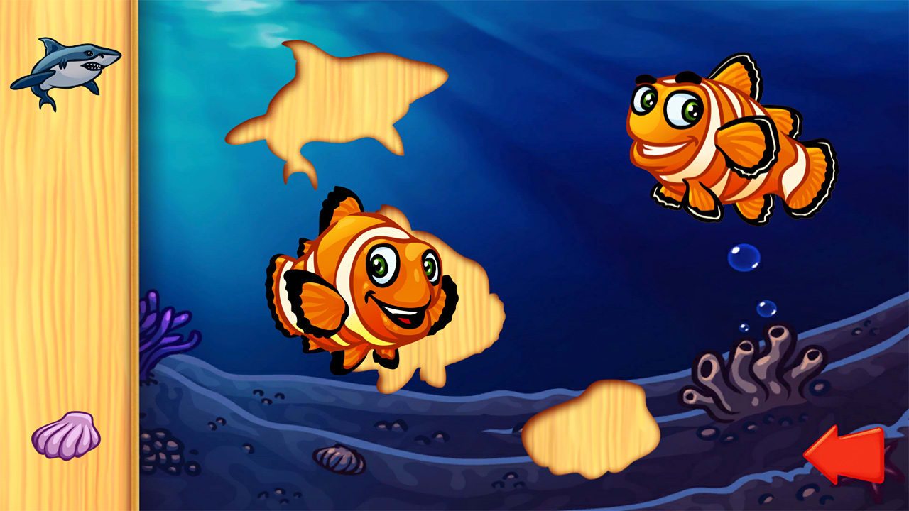 Ocean Animals Puzzle - quebra-cabeças de jogos de aprendizado de animais oceânicos pré-escolares para crianças e bebês 3