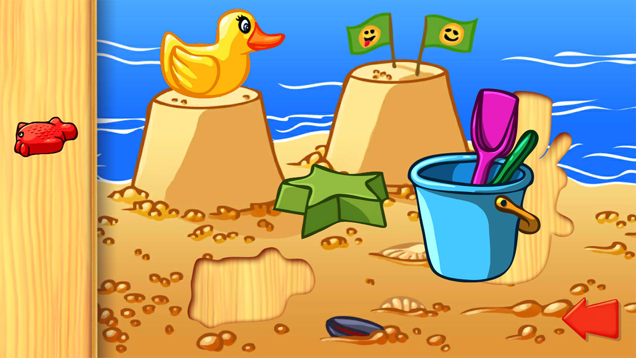 Ocean Animals Puzzle - juego de aprendizaje de rompecabezas de animales del océano preescolar para niños y niños pequeños 4