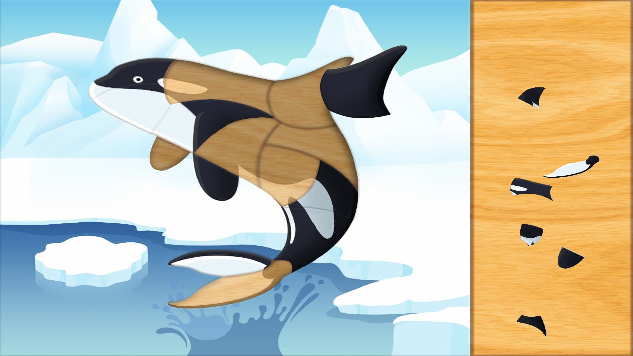 Animal Fun Puzzle - Preschool and kindergarten learning and fun game for toddlers and kids 5