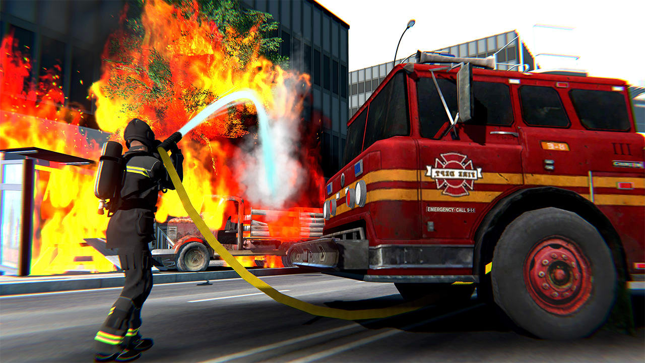 Firefighter:Car Fire Truck Sim Driving 2022 Simulator 2