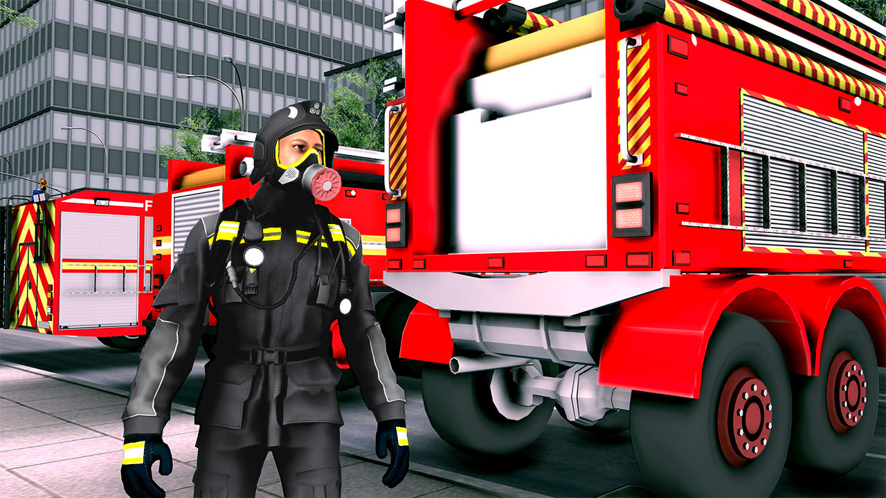 Firefighter:Car Fire Truck Sim Driving 2022 Simulator 3